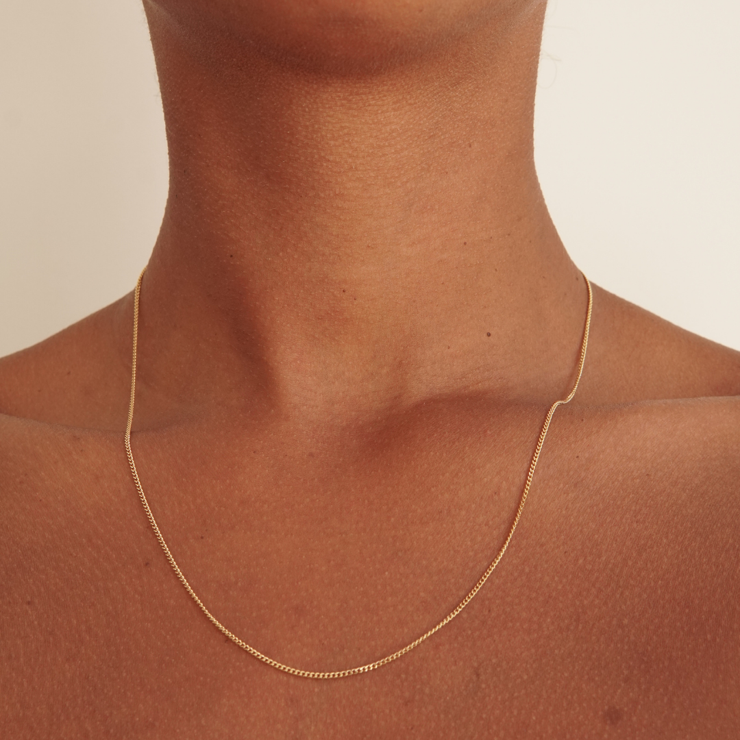 THE GIGI NECKLACE - Solid gold