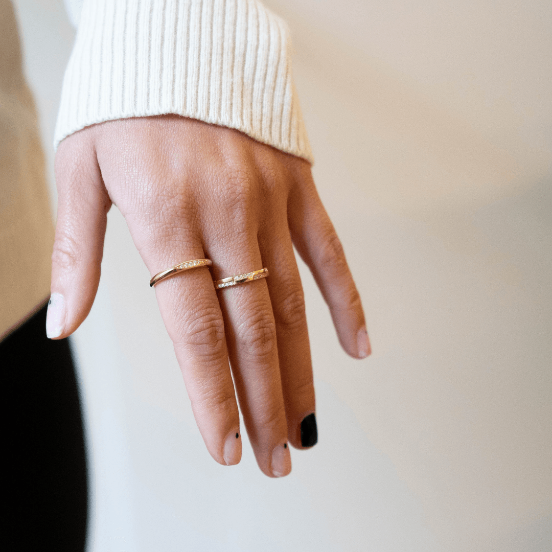 THE JENNY RING - 18k gold plated