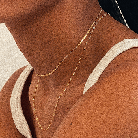 THE QUIN NECKLACE - Solid gold