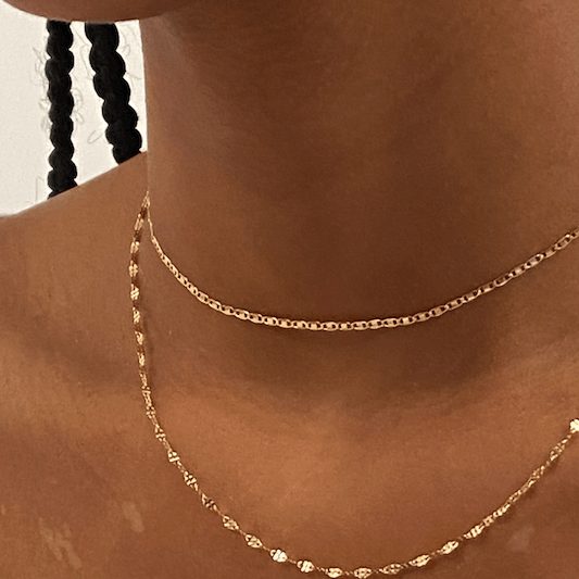 THE QUIN NECKLACE - Solid gold