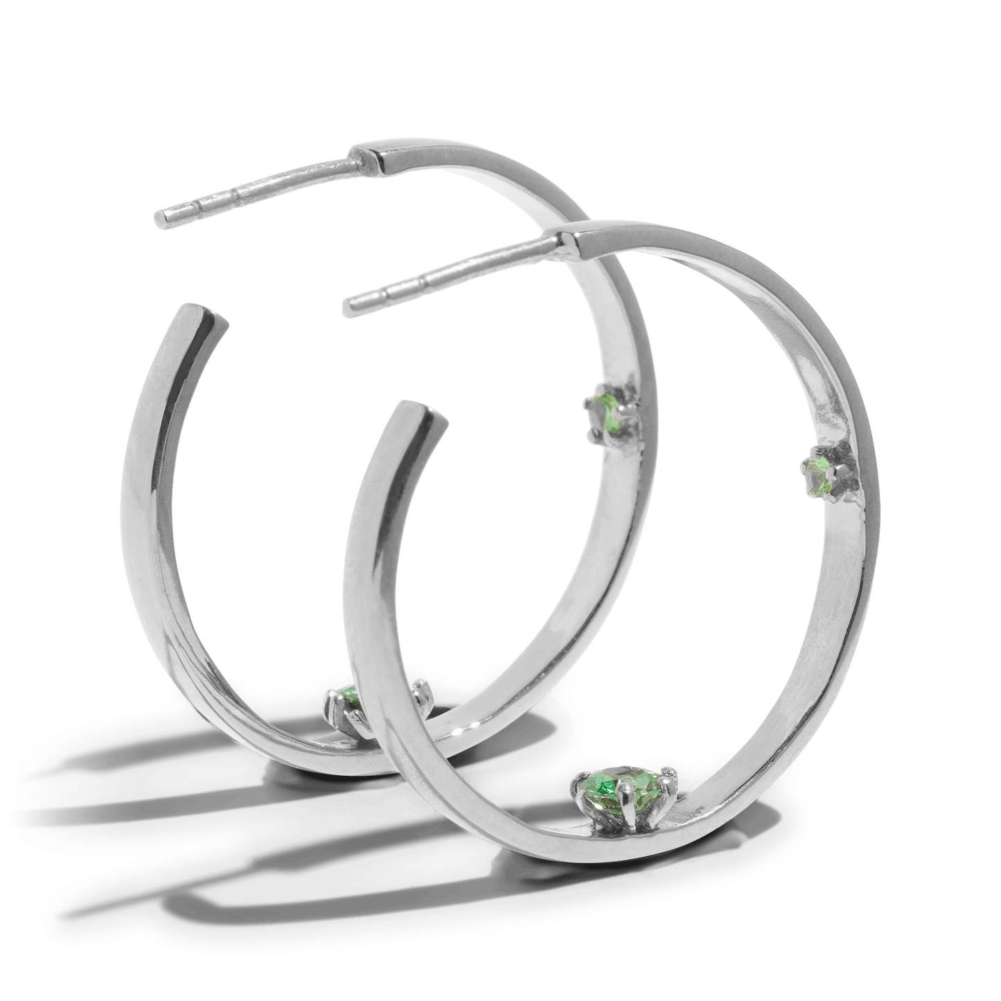 THE SAGE HOOPS - sterling silver