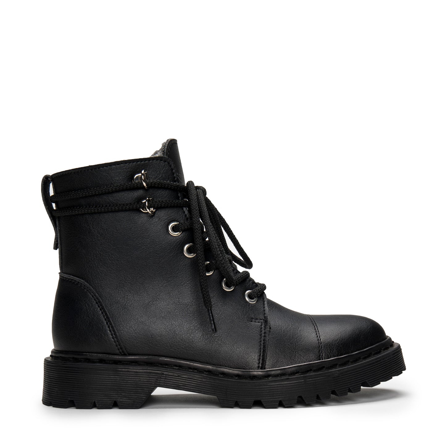 Charlie lace up ankle vegan boots