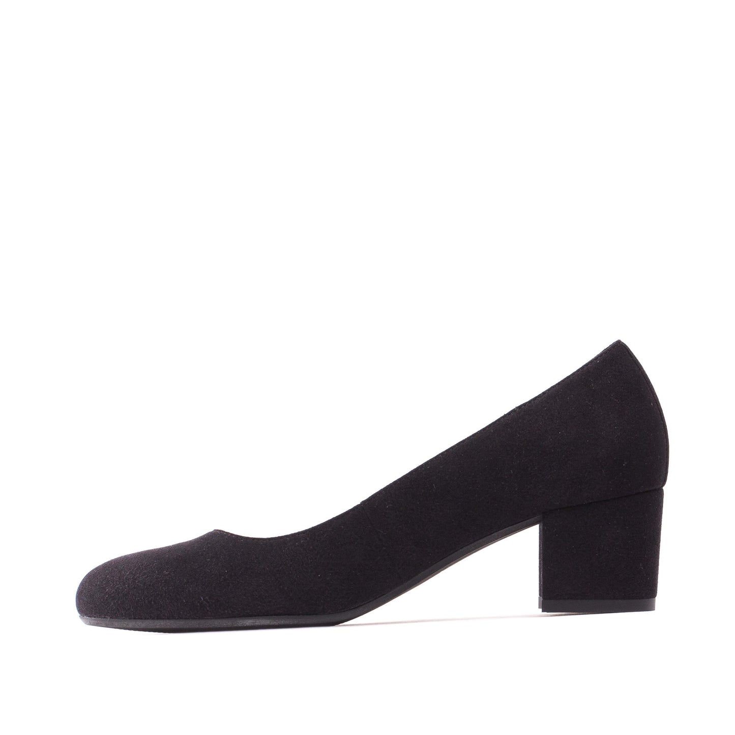 Lina - Block heel shoes made with microfiber